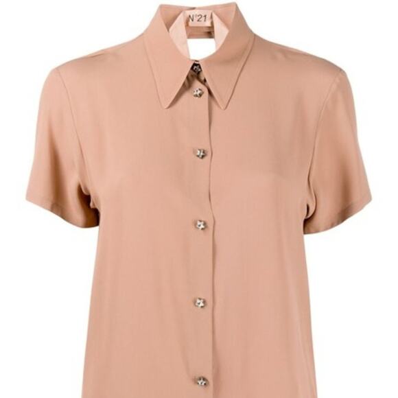 Numero Ventuno N21 Back Detail Blouse Star Button - Picture 14 of 14